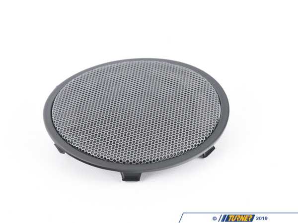 Genuine BMW Genuine BMW Loudspeaker Cover Schwarz - 51417292283 - F15,F16 51417292283