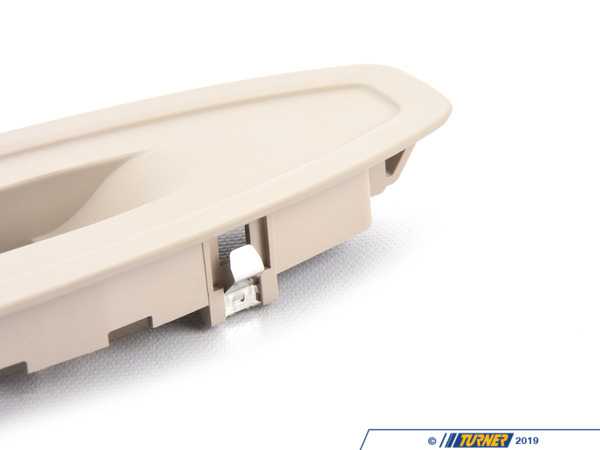 Genuine BMW Genuine BMW Power Window Switch Finisher - Oyster - 51417283837 51417283837