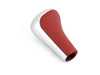 Genuine BMW Shift Knob - Leather Aluminum Ring - Rot/Alu - E52 25117504352 View 2