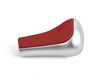 Genuine BMW Shift Knob - Leather Aluminum Ring - Rot/Alu - E52 25117504352 View 3