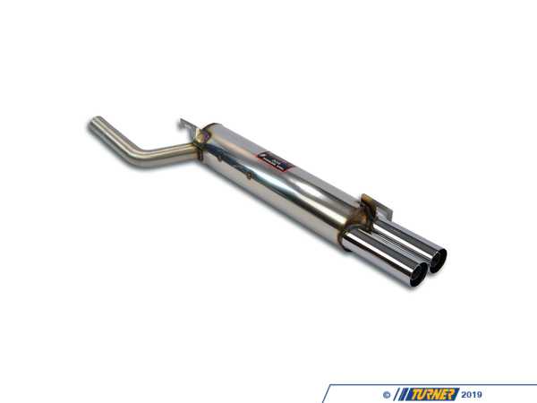 Supersprint Supersprint Sport Muffler - Dual 60mm Tips - 1602 2002 2002tii 780102