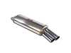 Supersprint Supersprint Sport Muffler - Angled 76mm Tips - E30 325i/is/ix 781926 View 1