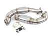 VRSF VRSF 3" Stainless Steel Catted Downpipes - E8X/E9X N54 10902011 View 1