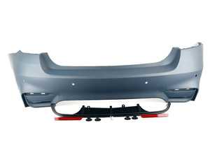 Suvneer Motorsports M3 Style Rear Bumper - BMW F30 With PDC