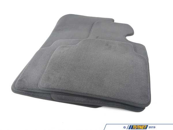 Genuine BMW Floor Mat Set - Anthracite - F30, F31 51477426320