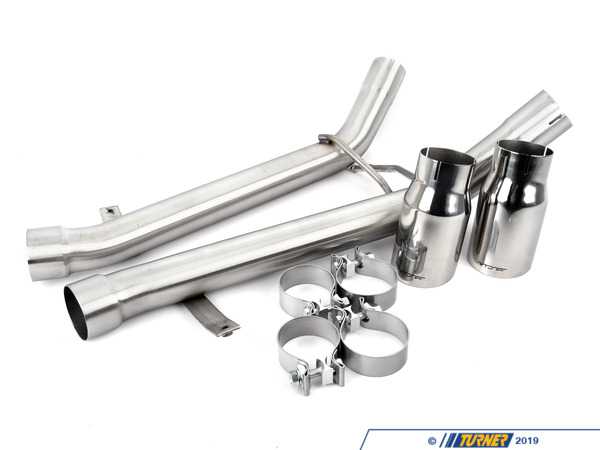 VRSF VRSF Stainless Steel Muffler Delete Polished Tips - E9X 10902050/03A-POL