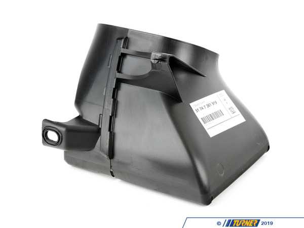 Genuine MINI Air Duct - Exterior Radiator - Left 51747361919