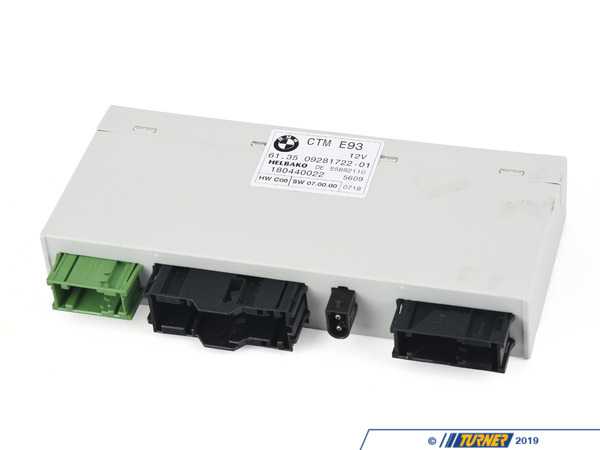 Genuine BMW Genuine BMW Convertible Top Module - 61359281722 - E93 61359281722