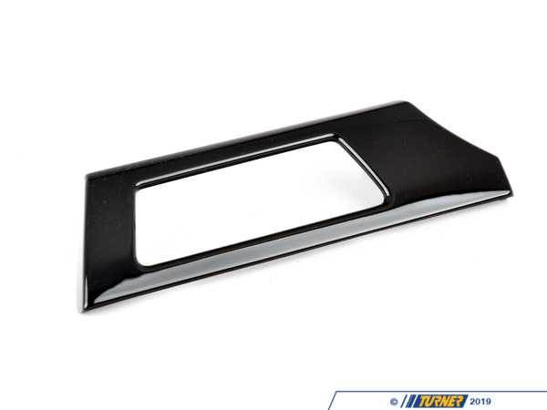 Genuine BMW Dashboard Cover - Left - Piano Black - E90, E91 51458031333