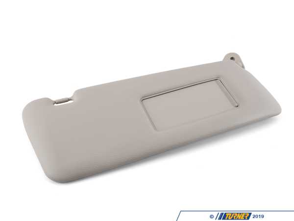 Genuine BMW Illuminated Sun Visor - Right - Sand Gray - E36 51168237114