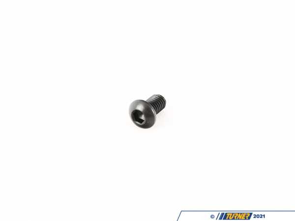 Bremmen Parts M6 X 1.0mm 10mm Long Black Oxide Stainless Steel Button Head Screw - Priced Each 97763A823