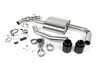 Dinan Dinan Free Flow Axle Back Stainless Valved Exhaust - Black Tips D660-0083-BLK View 1