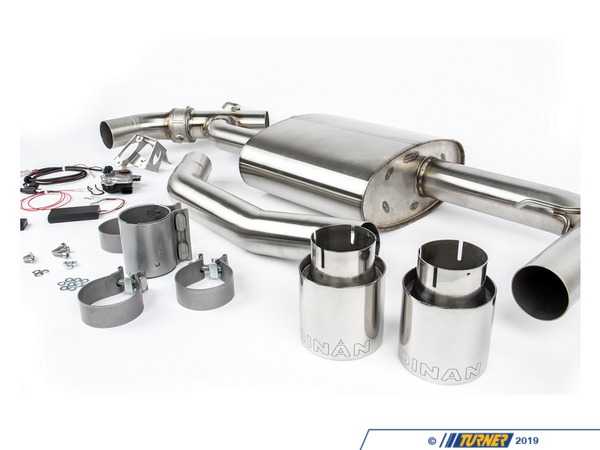 Dinan Dinan Free Flow Axle Back Stainless Valved Exhaust - Polished Tips D660-0083