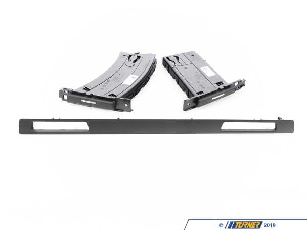 Genuine BMW Cup Holder Set - Black - E9X 51459173463KT