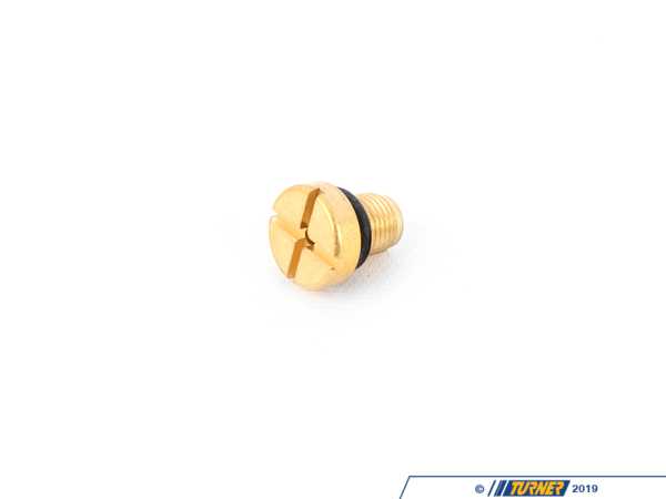 URO Premium BMW Brass Coolant Bleeder Screw - Priced Each 17111712788PRM