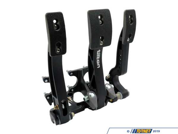 Tilton Tilton 3-Pedal Assembly, 5.29 - 5.75 Ratio, Floor Mt, Alum TE72-603