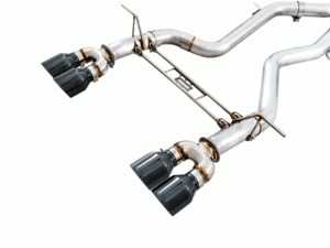 AWE GEN2 Track Edition Catback Exhaust - Chrome Silver Or Diamond Black Tips - BMW F80 M3, F82/83 M4