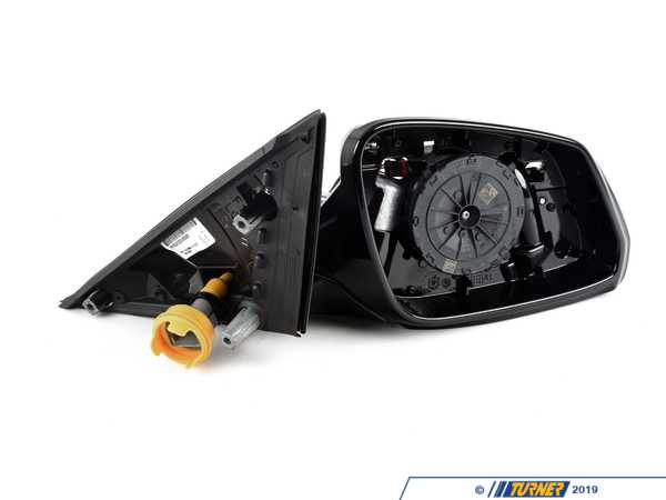 Genuine BMW Heated Mirror Without Glass - Right -Shadow-Line - F10 51167350726