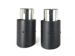 Carbon Fiber Jet-90 Exhaust Tips - Pair