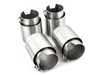 Active Autowerke Active Autowerke 90mm Slip on Exhaust Tips - Brushed Stainless Steel - F87 M2 11-043 View 3