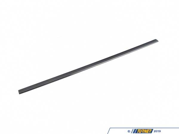 Genuine BMW Genuine BMW Finisher, Side Window, Rear - 51363402326 - Gloss Black 51363402326