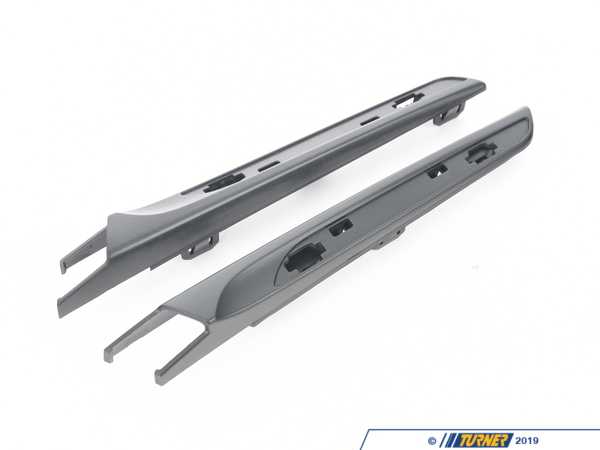 Turner Motorsport Fender Trim Blackout Kit - Matte Black - F8X M3/M4 f8xfndrgrlmbKT