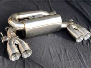 Active Autowerke Signature Performance Exhaust System - Brushed Silver Tips - F80/2/3 M3/M4