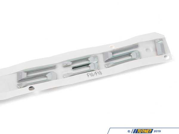 Genuine BMW Genuine BMW Emblem - "535i" for Trunk Lid - F10 535i 51147219540