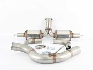 Rear Exhaust "Racing" Performance Sport Exhaust For Audi TT-S MK3