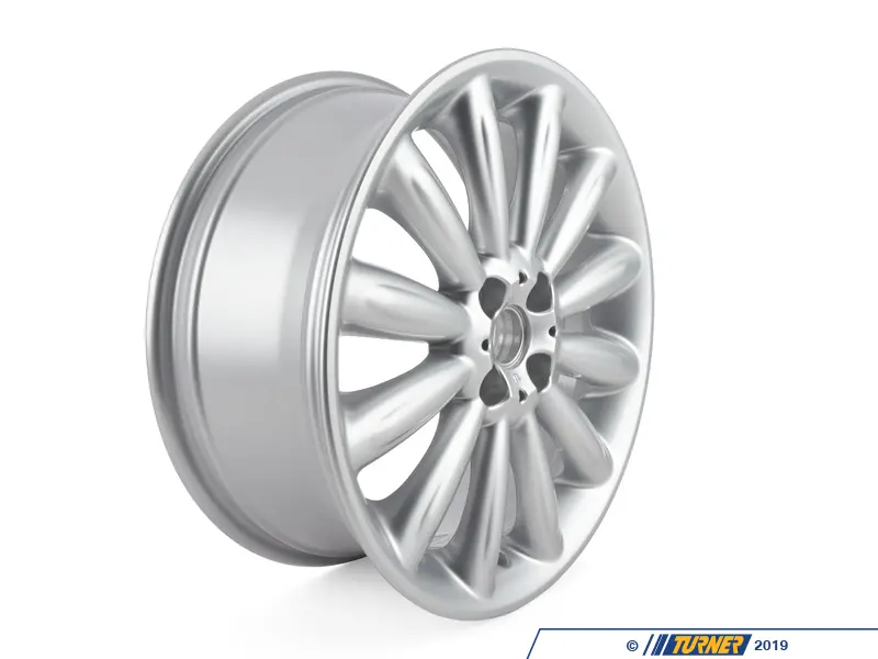 36116795455 - Genuine MINI Light Alloy Rim, Silver 7Jx17 Et