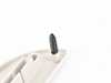 Genuine BMW Seat Belt Outlet Cover - Right - Ivory White - F12, F13 52207266306 View 1