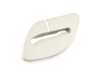 Genuine BMW Seat Belt Outlet Cover - Right - Ivory White - F12, F13 52207266306 View 2