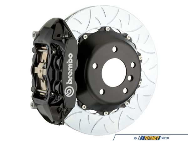 Brembo Brembo GT Rear Big Brake Kit W/ Black Calipers - Type 3 Slotted Rotors (380x28mm) - F80 M3, F82/83 M4 2P3.9044A1