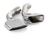 Genuine BMW M Performance BMW M Performance Chrome Exhaust Tip Set - F15 35i/iX N55 18302287154 View 2