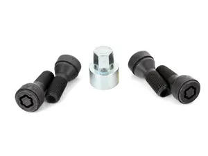 Wheel Lock Set W/ Lug Key (M14x1.25) - Priced Each Set