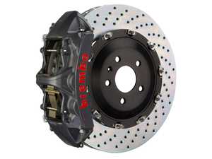 Brembo GT-S Performance Front Big Brake Kit W/ Black Calipers - Cross Drilled Rotors (380x34mm) - F80 M3, F82/83 M4