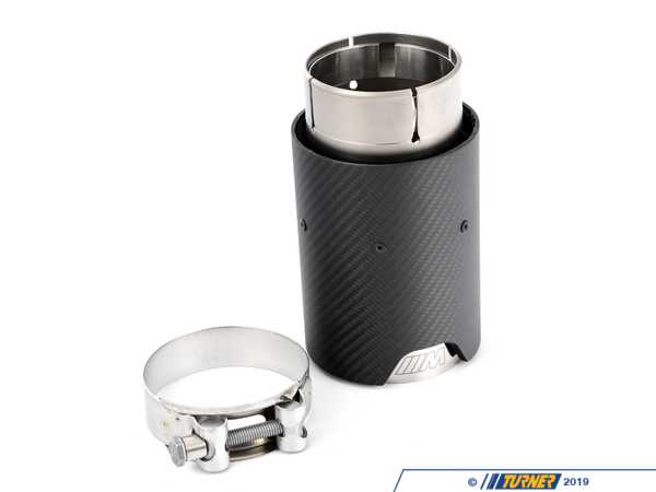Genuine BMW Genuine BMW Tailpipe End Cover In Carbon 18302348835