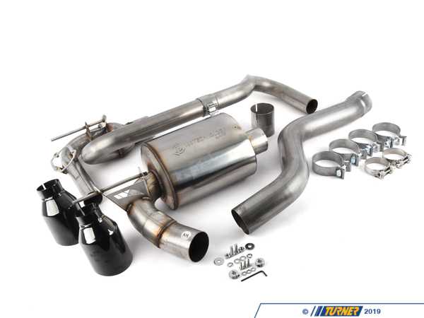 AWE AWE Touring Edition Axle Back Exhaust - Diamond Black Tips (102mm) - F3x 335/435 3010-33030