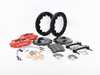 Wilwood Wilwood Narrow Superlite 6R Front Hat Kit 12.88in Drill Red F55 F56 F57 140-15214-DR View 1
