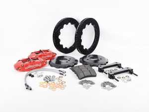 Wilwood Narrow Superlite 6R Front Hat Kit 12.88in Drill Red F55 F56 F57
