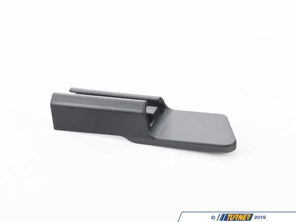 Genuine BMW Genuine BMW Cover, Seat Rail, Rear Left - 52107324973 - Schwarz 52107324973