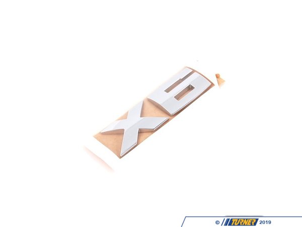 Genuine BMW Model Emblem - X6 - E71 51147206122
