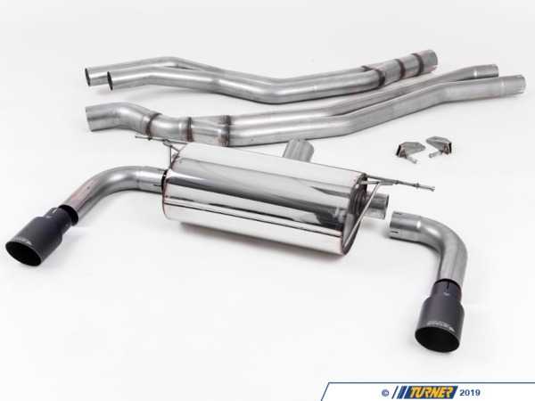 Milltek Sport Performance Race Cat Back - Black Tips - F22 M240 SSXBM1057