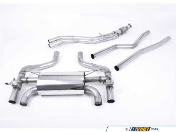 Milltek Sport Performance Street Cat Back - Burnt Titanium Tips - F87 M2 SSXBM1036