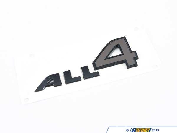 Genuine MINI Model Letting Emblem Black Line All 4 - Priced Each 51142470384