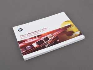 Genuine BMW Owner's Handbook E36/2/4/C - 01419790377 - E36