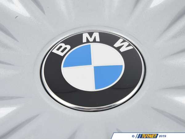 Genuine BMW HUB CAP, SILVER 36136868053