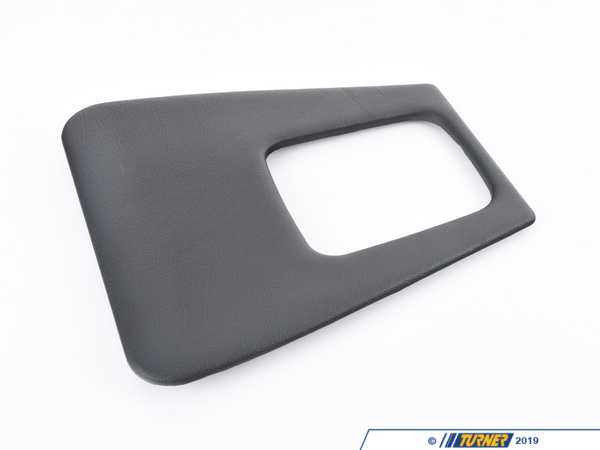 Genuine BMW Depositing Box Bottom Panel - Anthracite - E34 51161949731