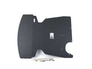 Turner Wrinkle Black Aluminum Skid Plate - E9x Non-M RWD