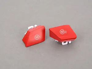Autotecknic M1/M2 Button Set - Satin Red - F80 M3, F82/F83 M4